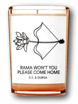 D. S. & DURGA Rama Won't You Please Come Home Candle 200g